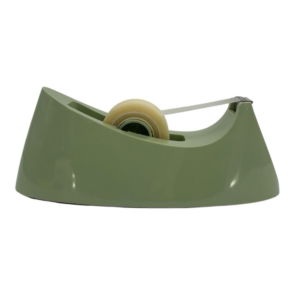 Vintage 3M Scotch Brand Tape Dispenser Model C-15 Mint Green Office Décor